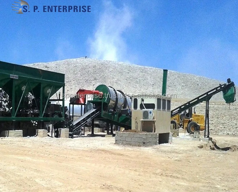 
Indian manufacturer Asphalt Drum Mix Plant 90 tonnes/hr. 