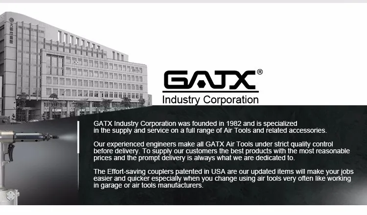 GATX GP-2724-12R Pneumatic Composite Angle Sander, 0 ~ 12,000 rpm, 0.4HP