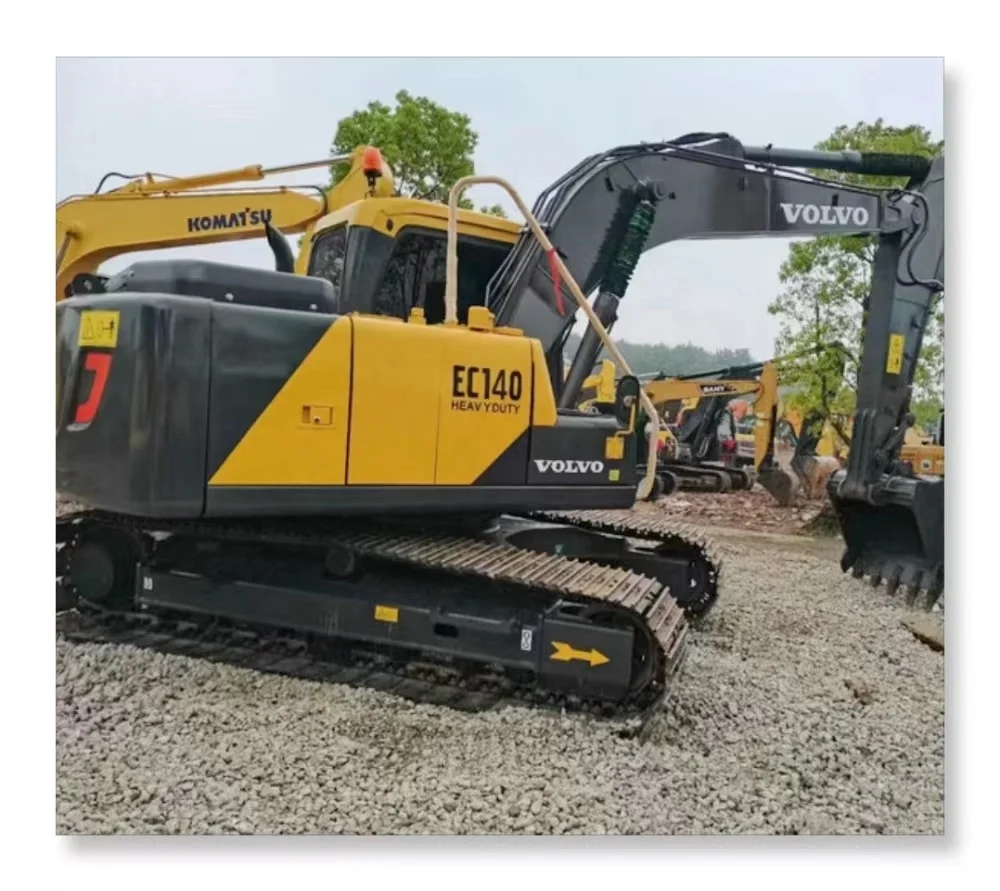 Used excavator Volvo EC140DL crawler excavators  high  quality  sweden 14tons EC140  excavators for cheap sale