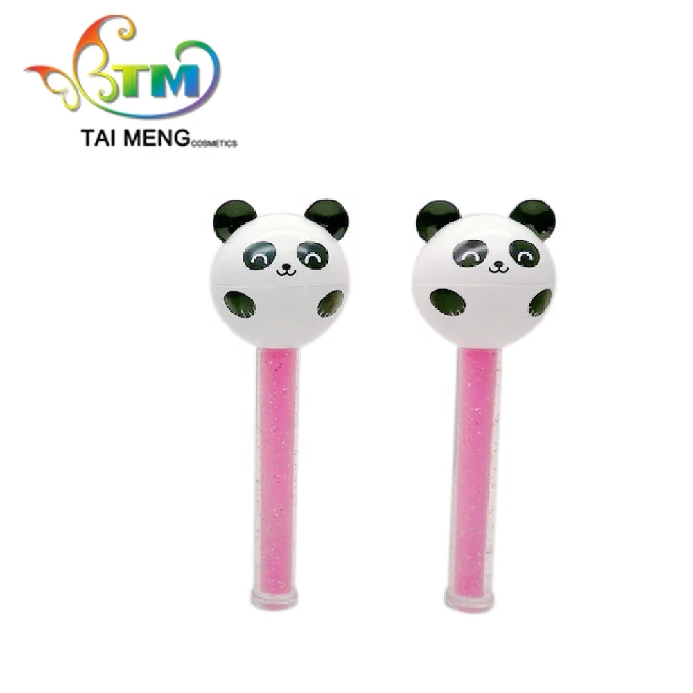 Wholesale 2021 novel panda custom label lip balm
