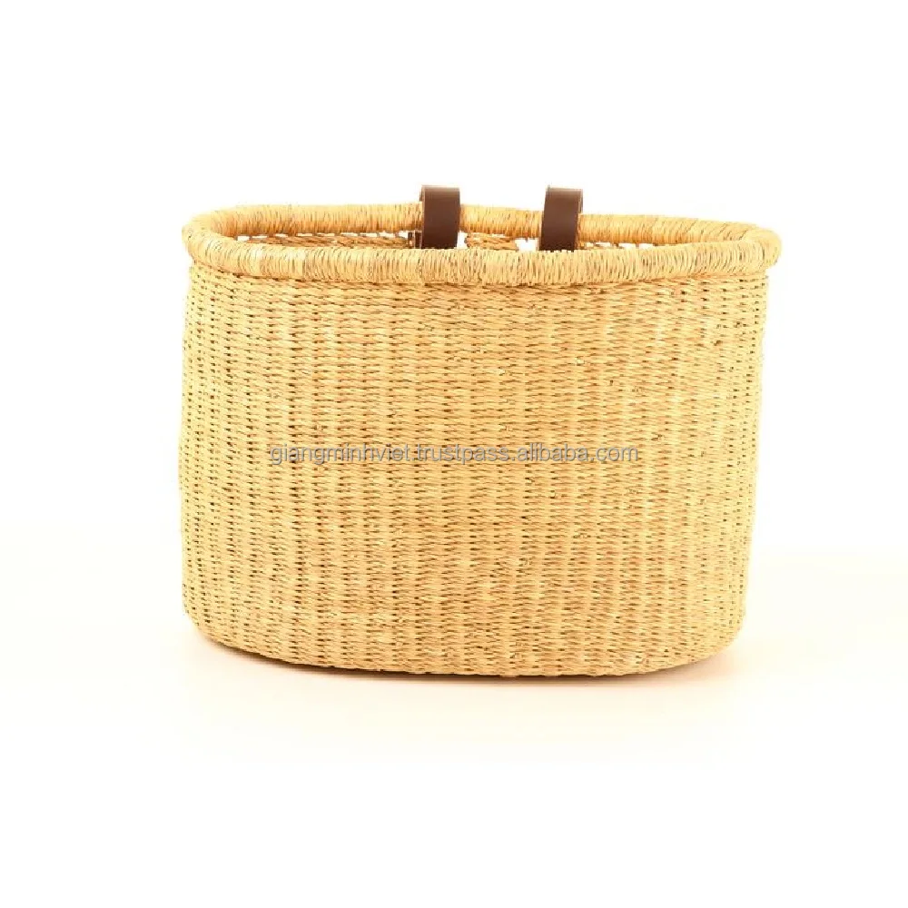 Высококачественная африканская плетеная велосипедная корзина экологически чистый велосипед pannier из Вьетнама