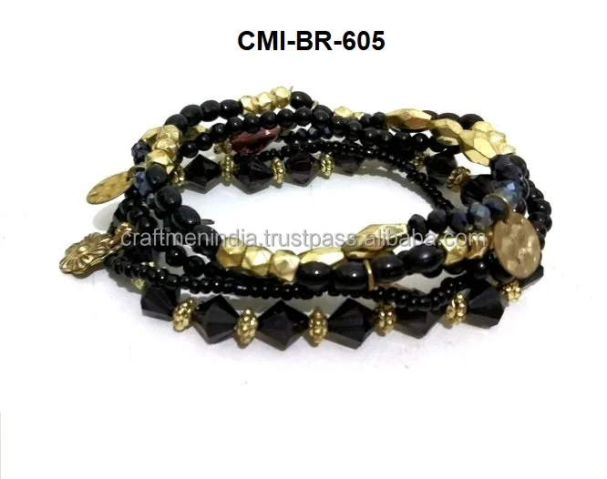 Indian Multi Color Beaded (Seed Bead) Bracelets For Women and Girls