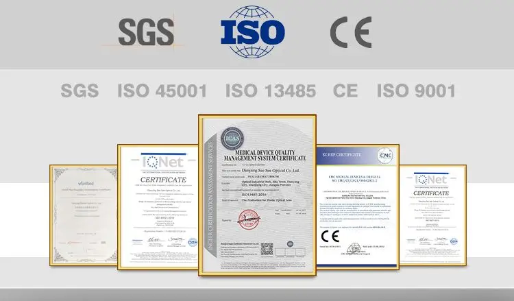 Reading Cheap Chinese  Manufacturer 1.499 1.56 Index Multifocal Anti Blue HMC/SHMC  Progressive Ophthalmic Lenses