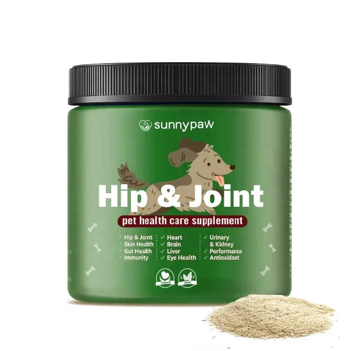 Dogs Hip and Joint Collagen Supplement 60 Dog Chews with Chondroitin& MSM for PET bones calcium