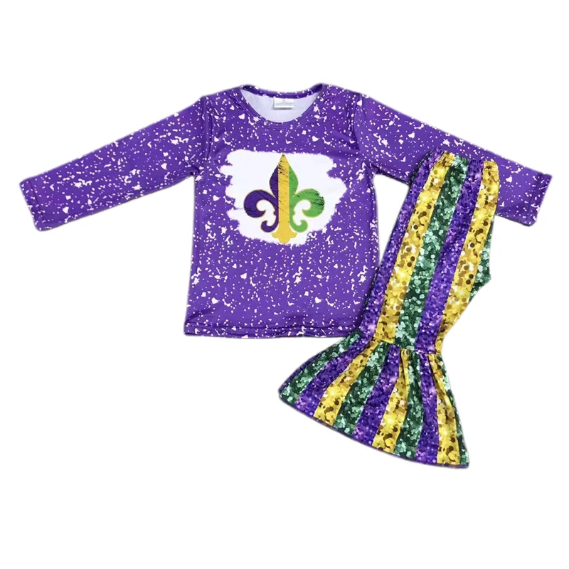 Hot Sale Custom Children Infant Toddler Boutique Clothing Baby Girls Outfits for Kids