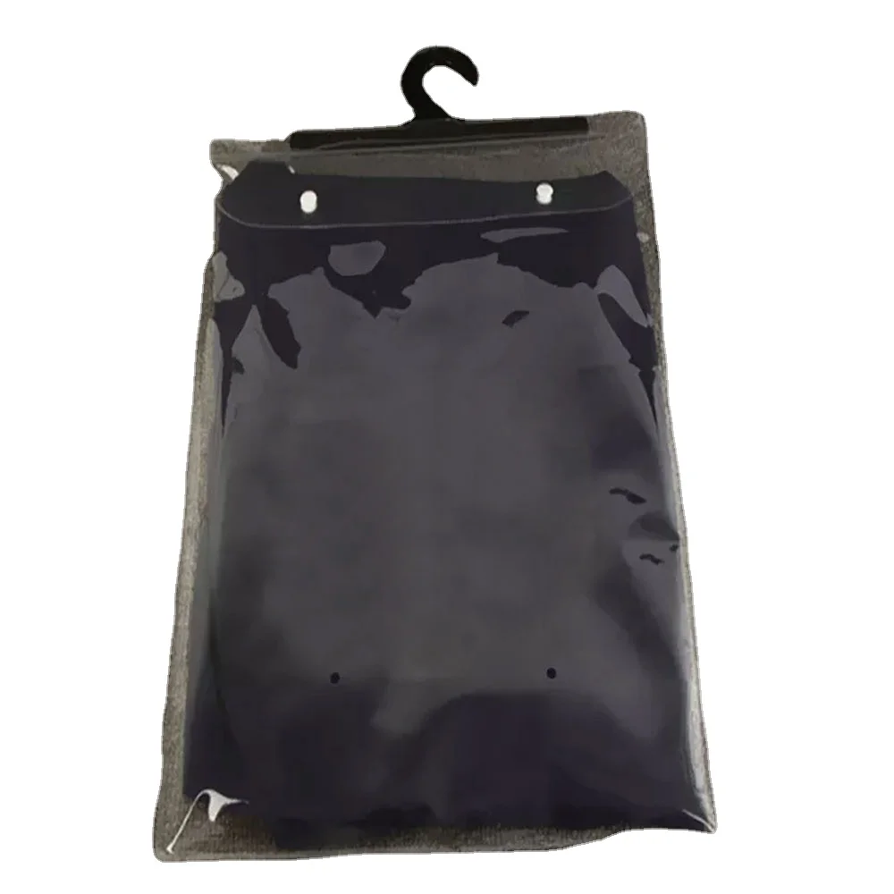 Stylish Plastic Bags Clear PVC Plastic Shopping Bags With Logo Transparent Handle Bags