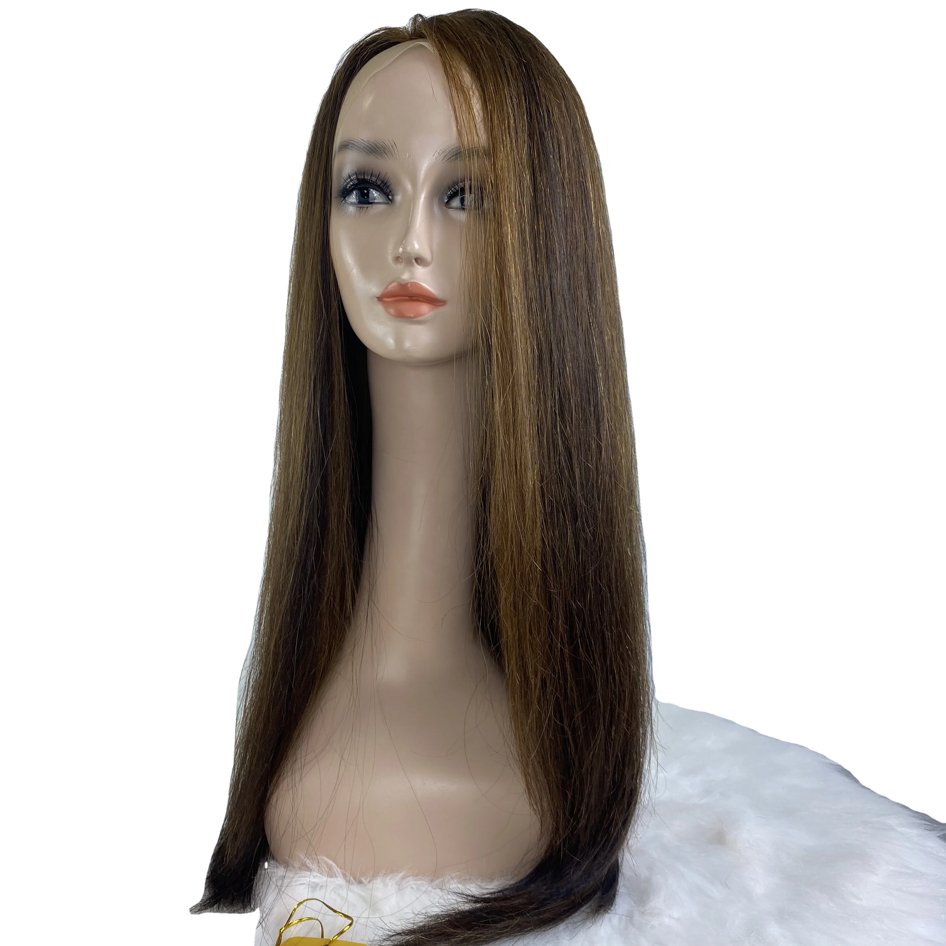 Piano Coffee Brown Bone Straight Wig Various Lengths From Luxury Vietnam Wig Manufacturer