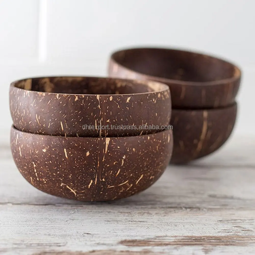 Миска из кокосовой скорлупы Dinnerwares изготовленная береговой тропический дизайн миска