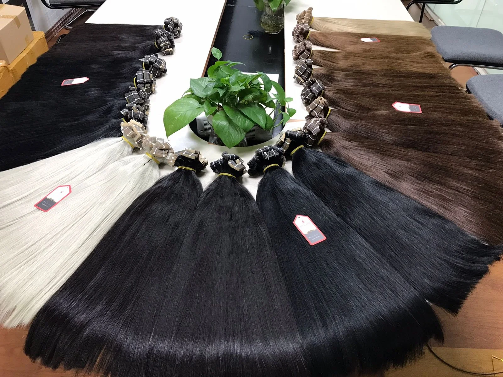 100% вьетнамские высококачественные человеческие волосы HAIIR всех цветов от 15-80 см