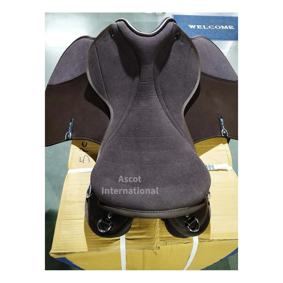 Premium quality English leather Endurance Saddle for horse riding complete set top Indian manufacturer