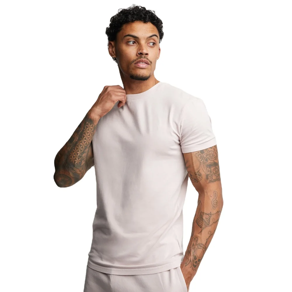 Verified Supplier 100% Combed Cotton 180 gsm Single Jersey Men T-Shirts