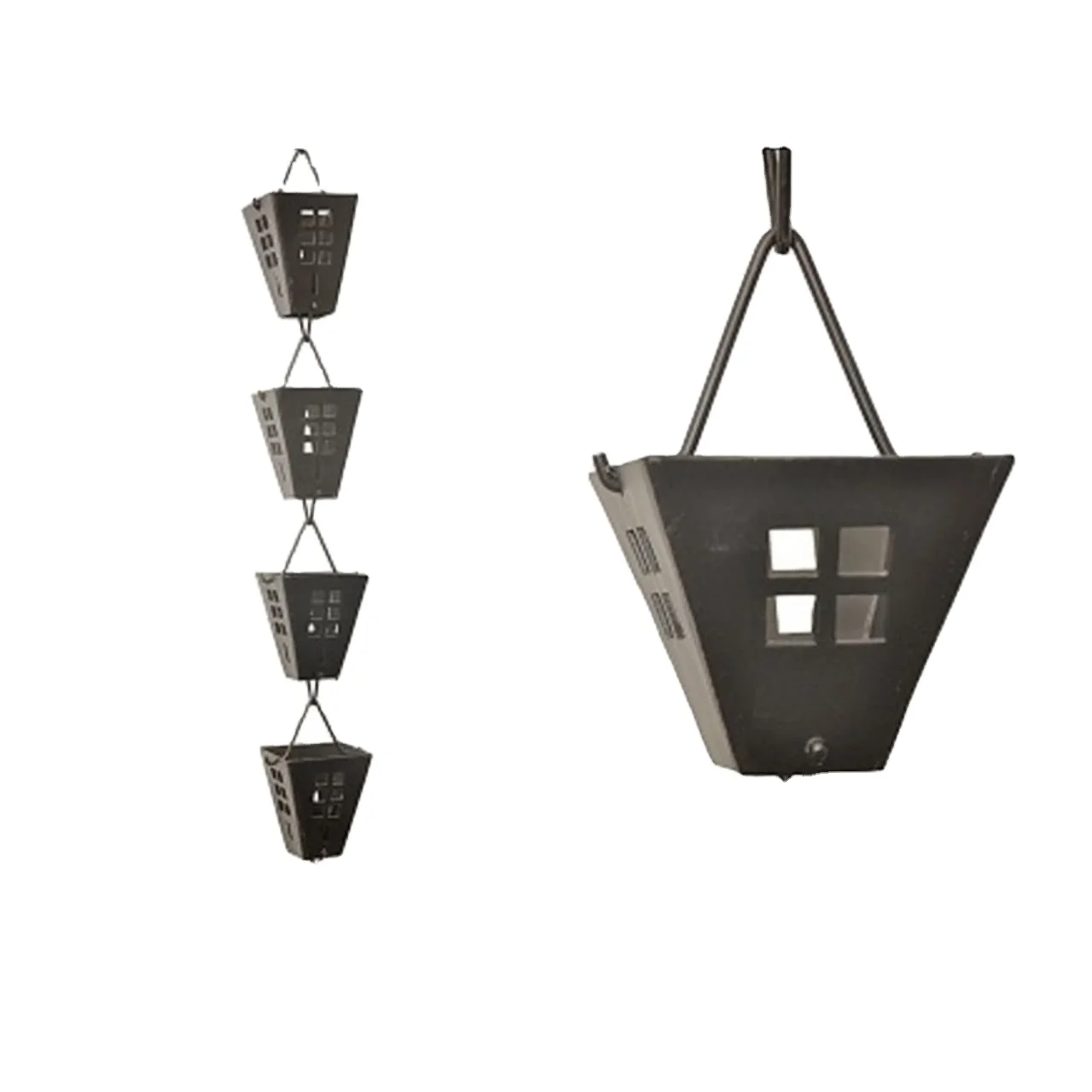 Garden Rain Chain. 8pcs in a chain.