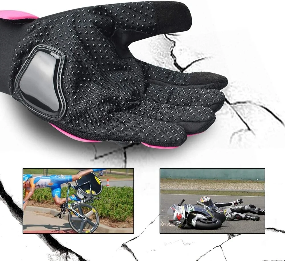 Женские мотоциклетные перчатки летние с закрытыми пальцами для работы сенсорным экраном езды на мотоцикле велосипеде по бездорожью скалолазания мотокросса