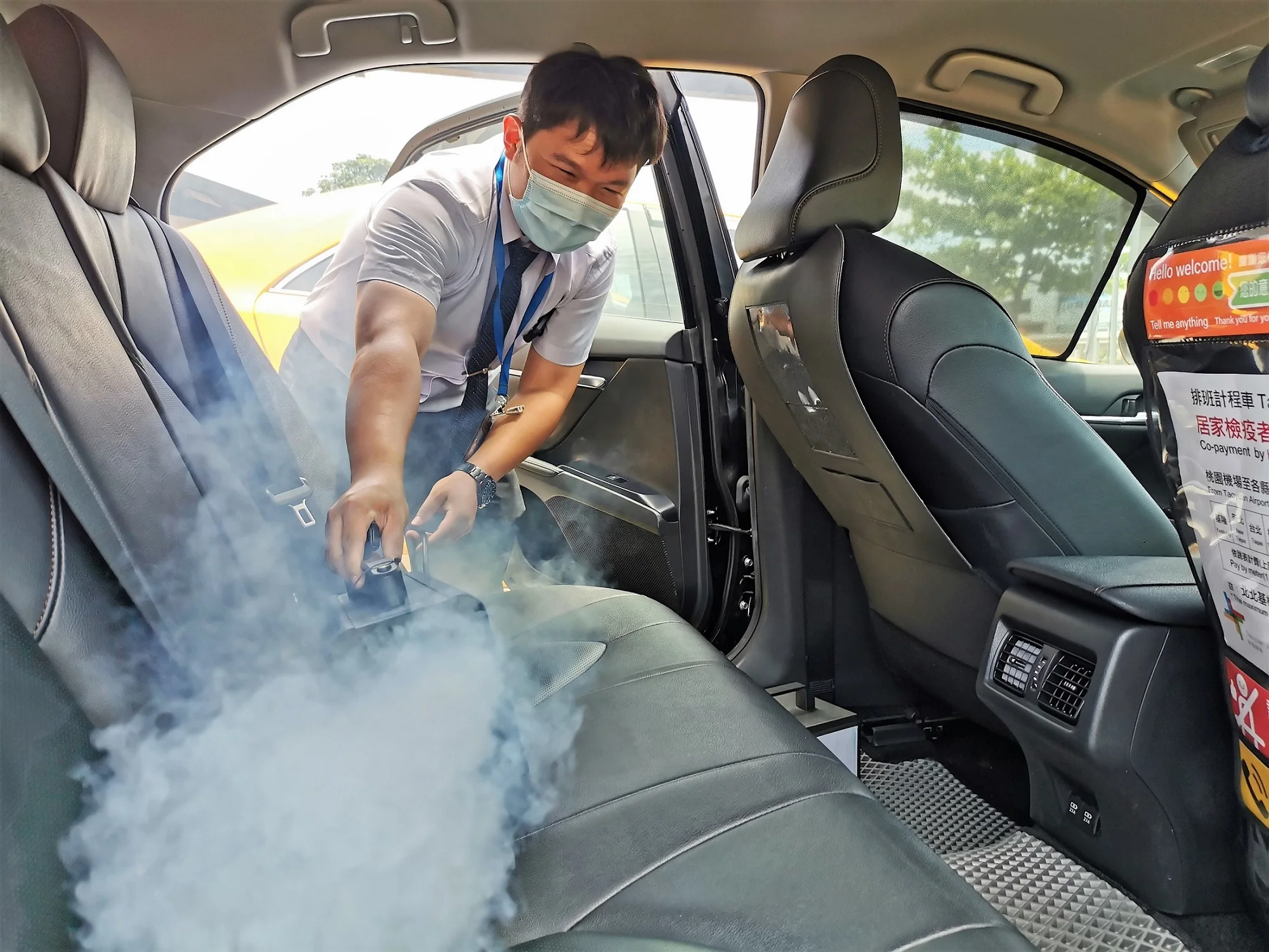 New Free Shipping Hot air sanitizers car fog machine for air cleaning equipment vapore
