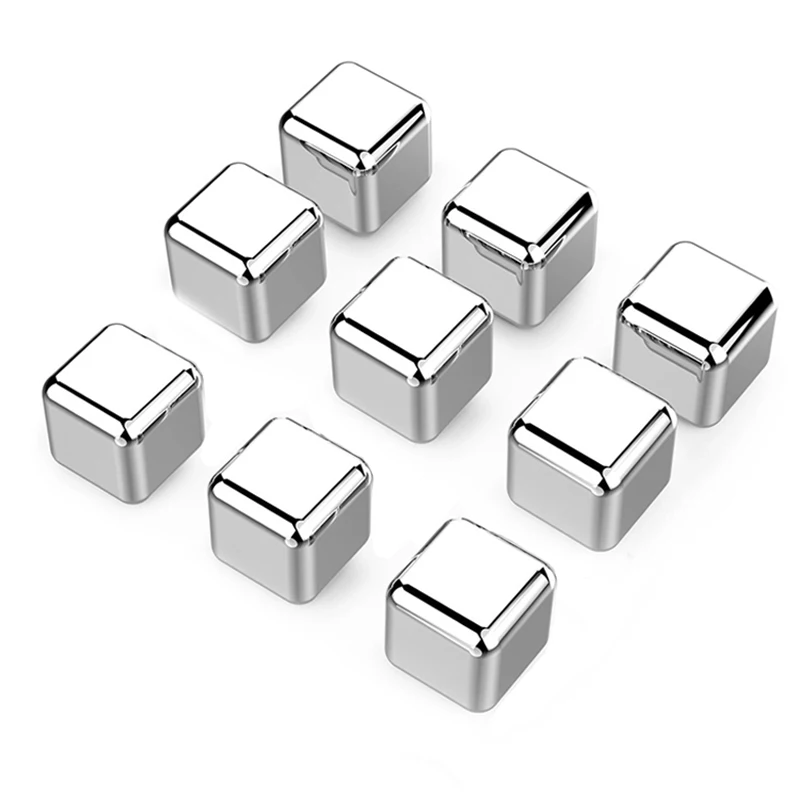 Tenrey Bar Ware Stainless Steel 304 Whiskey Ice Cube for Wine