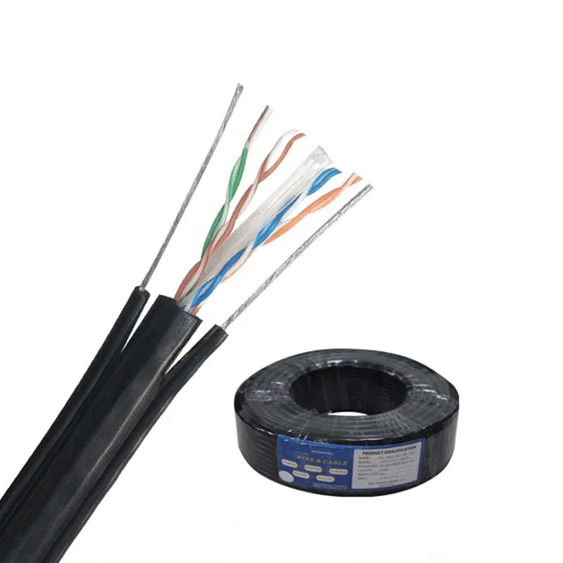 high quality TVV or TVVB shield elevator cable PVC flexible cable cat6 round or flat lift cable