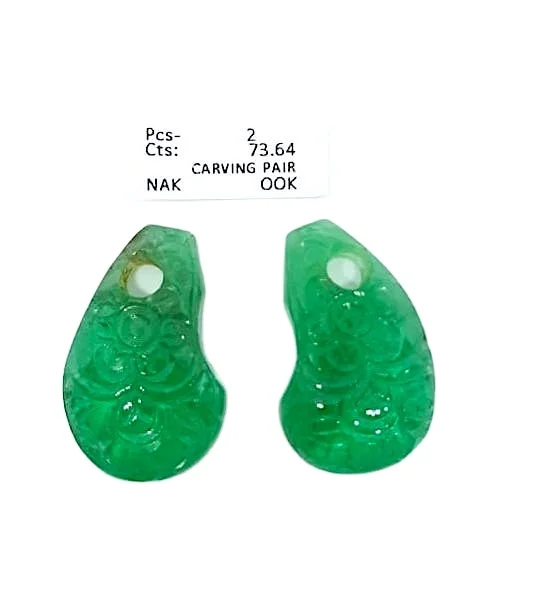  Серьги для резьбы индийский традиционный дизайн подвеска с изумрудом лучшее качество Прямая поставка уникальная пара изумрудов