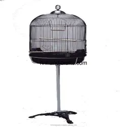 American Design Metal Iron Black Powder Coated Poultry Birds Living Finch For House Indoor Outdoor Garden Decoration Bird Cage