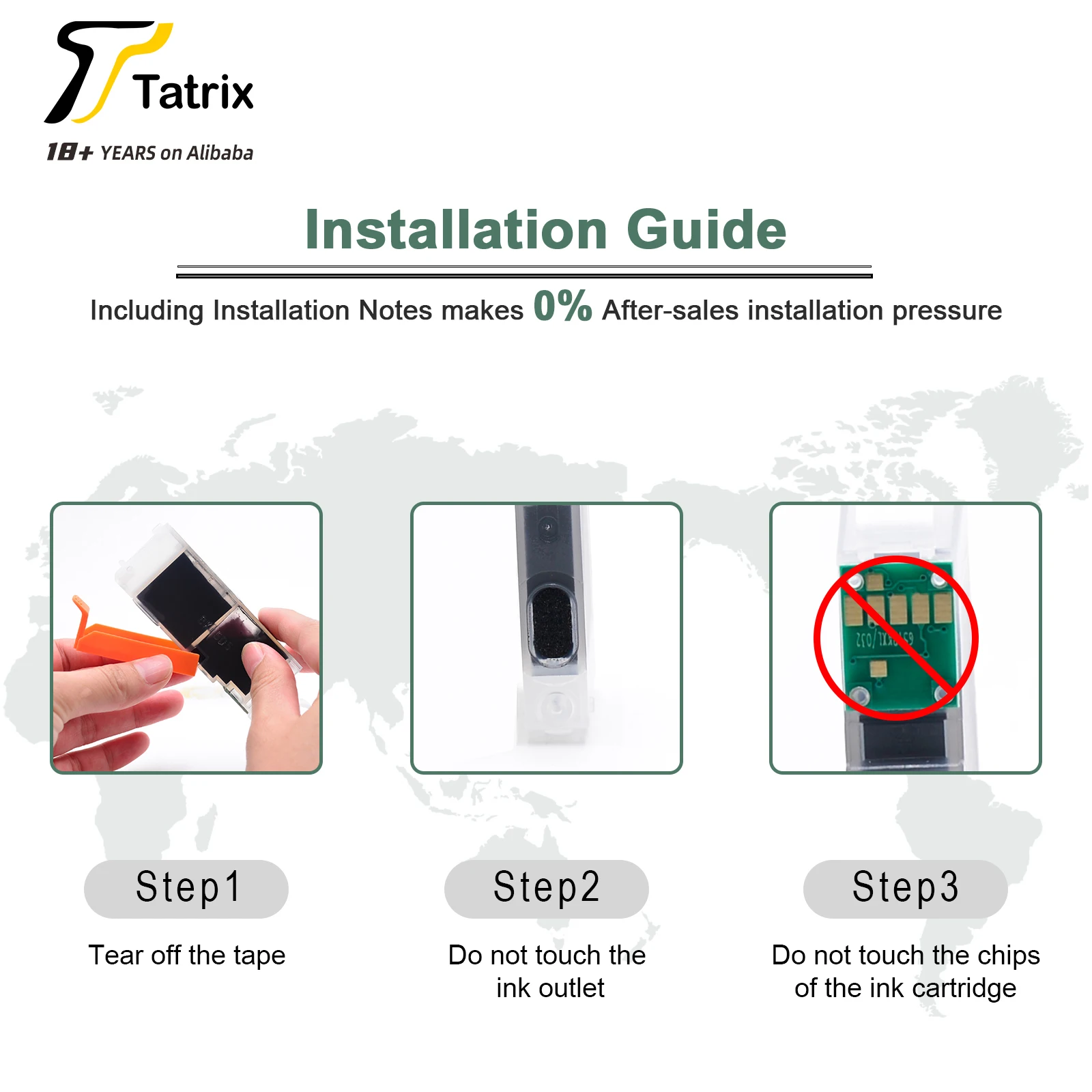 Tatrix PGI-880XL PGI880 CLI-881XL CLI881 color compatible  ink cartridge for Canon PIXMA TS6180 TR8580 TS8180 TS9180