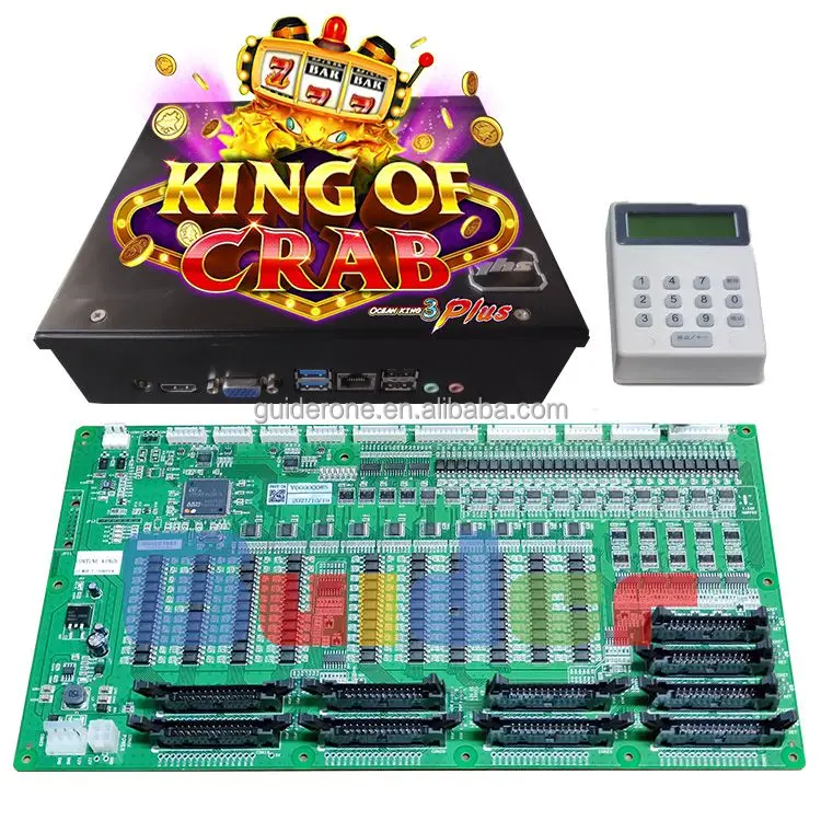 2024 US Hottest Players Fish Game 65' LCD 8 Players IGS Fish Game Table Jammer King of Crab