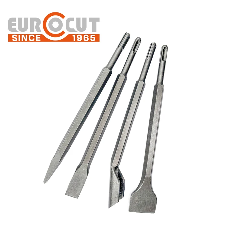 EUROCUT  Electric Tools SDS Plus Max ShankChisel For Concrete Masonry Working