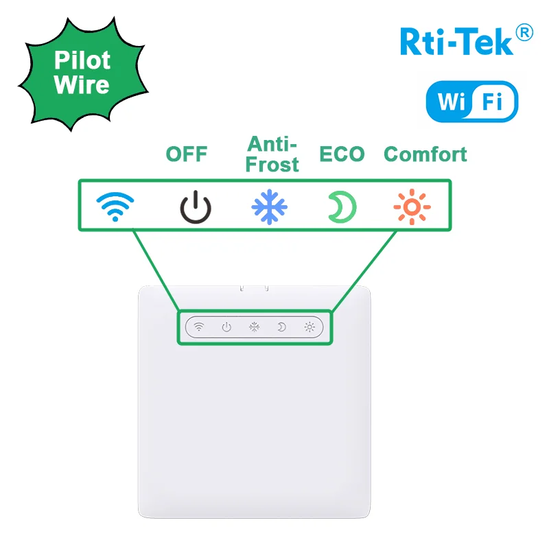 Пилотный модуль электрический радиатор Wifi термостат контроллер отопления пилотный провод