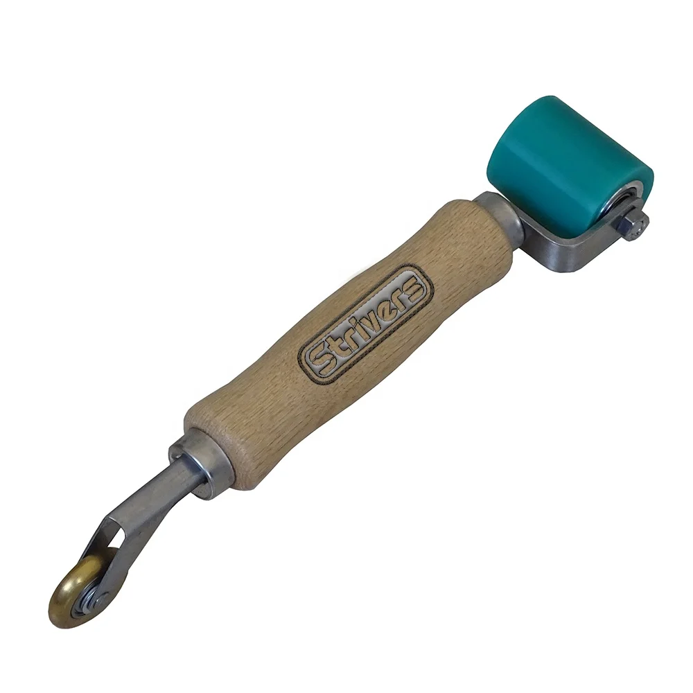 Combo hand pressure Seam Rollers Of 40mm width Silicone pressing Roller With 6mm Brass Penny Roller for roof waterproofing