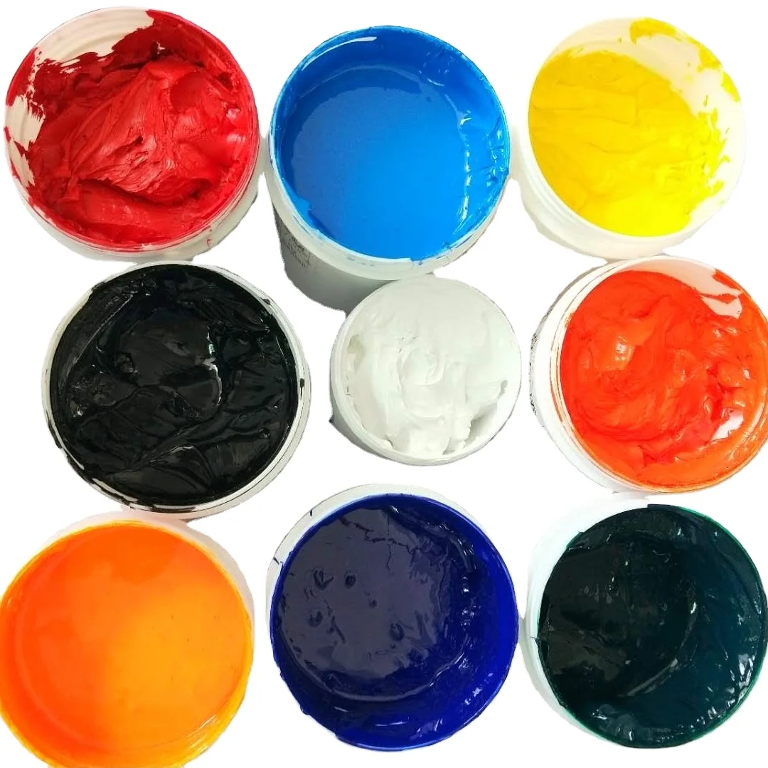 Factory price Silicone rubber Ink used for Screen kitchenware Printing Water-based Ink