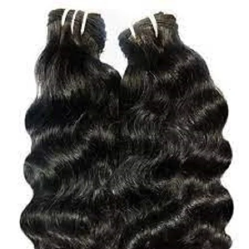 Oriental Hairs Raw Virgin Unprocessed Natural Wavy Long Indian Temple Human Hair Bundles, Human Hair Extensions