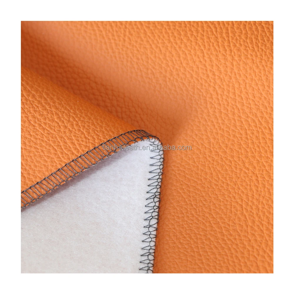 Available for 10 years 410gsm Tencel polyester fabric Embossed PU technical fabric embossed furniture fabric for sofa