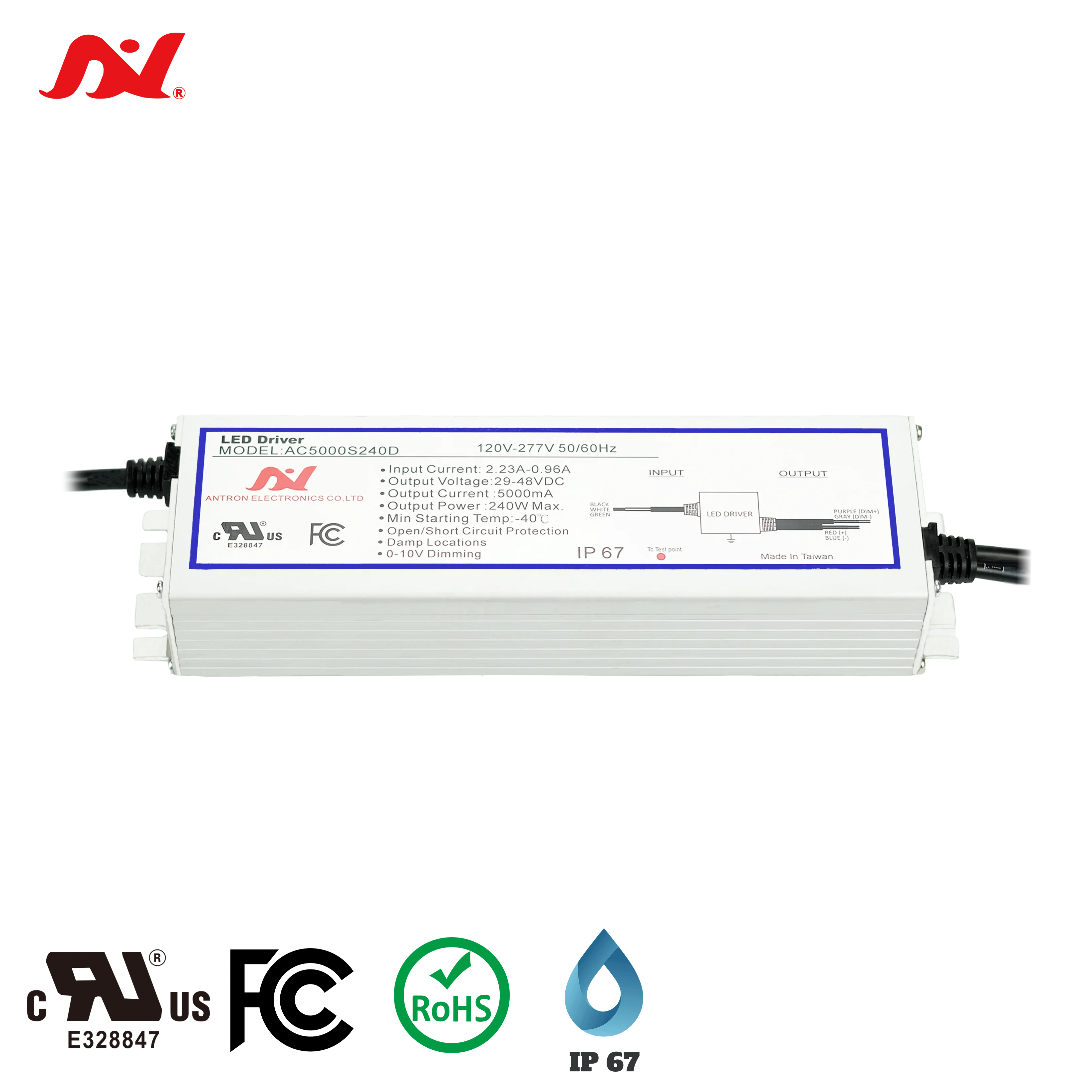 Best Quality 150W IP67 LED Driver for Street Light 4kV