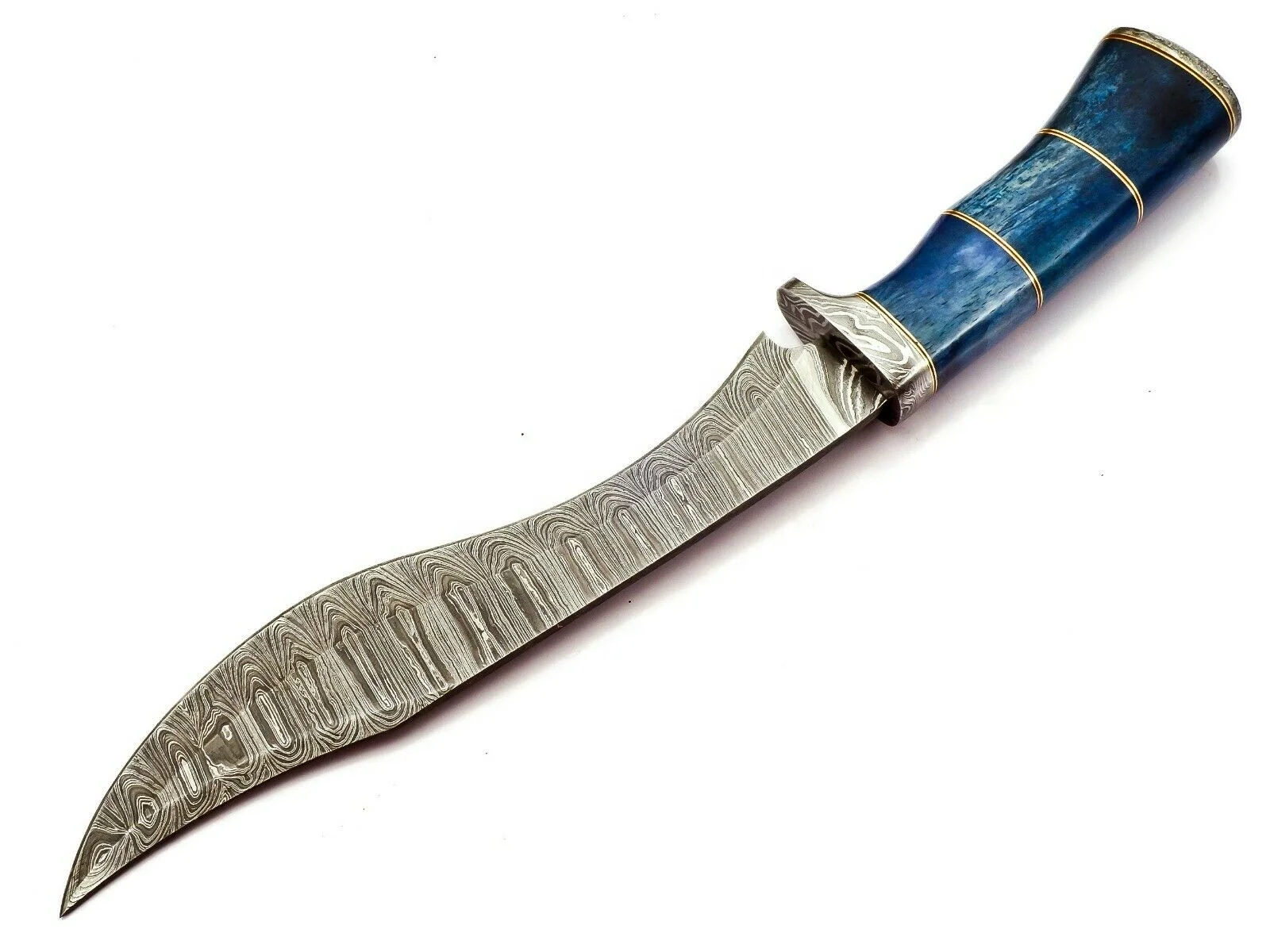 Нож-Боуи из дамасской стали ручной работы с кованым лезвием фиксированный Многофункциональный нож костяной ручкой Охотничья OEM опора