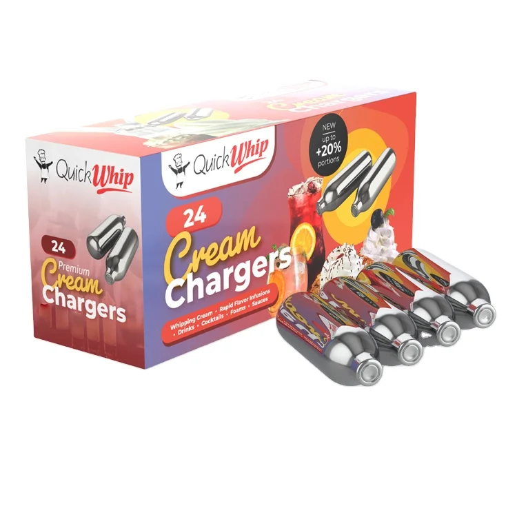 World Wide Supply Quick Whip 24 Pack Cream Chargers for Bulk Buyers