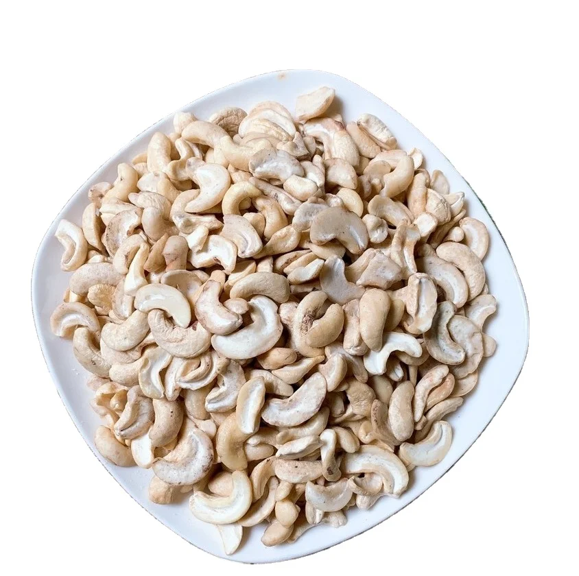 100% First Quality WS Cashew Nut Natural White Color Splits Cashews nut healthy snacks Vacuum Bags or Tin Box