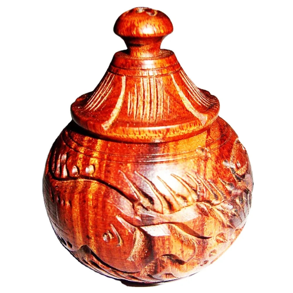 Latest Design Carved Wood Pill Box Pills Box Organizer from Indian Exporter and Manufacturer