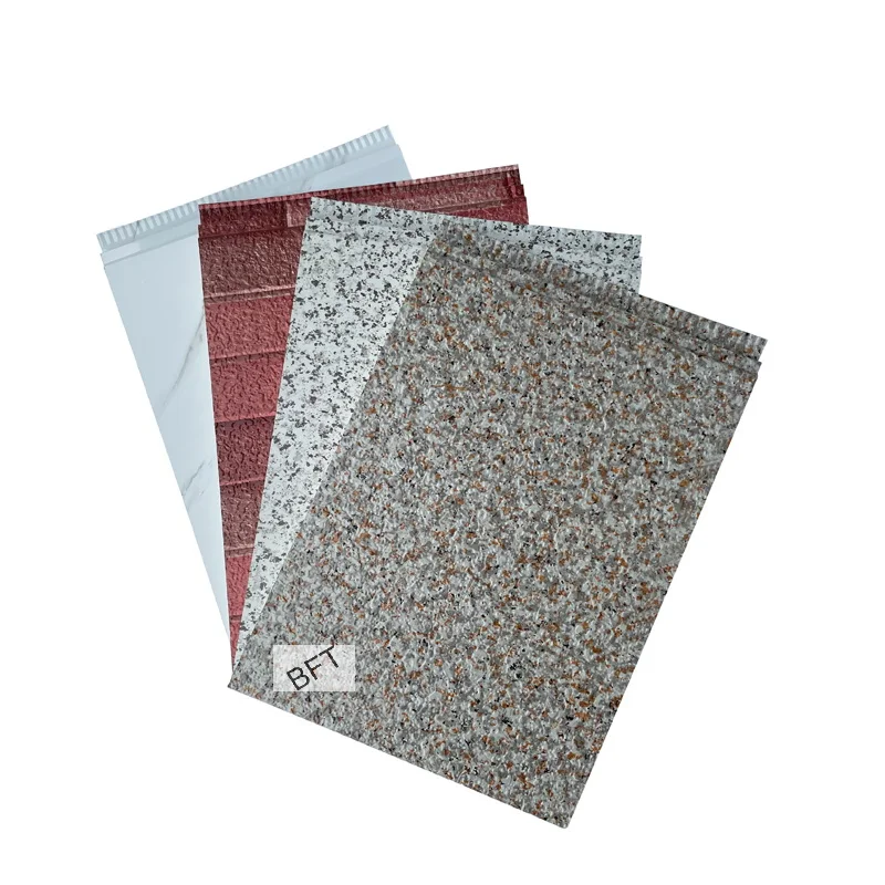 Sandwich Panel Siding for Warehouse Better Fireproof Insulated Aluminium Metal Modern Villas CN;SHN Exterior Wall Panel Brick Pu