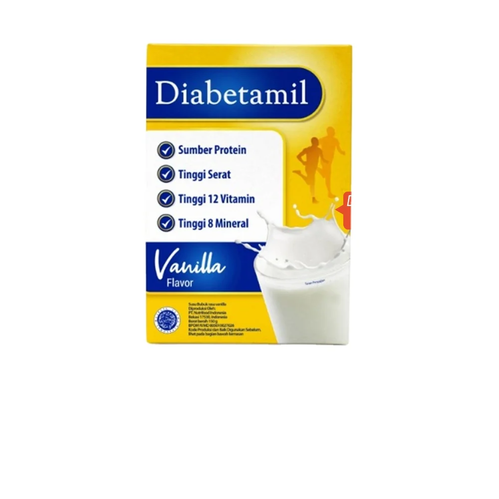 Wholesale Tropicana Slim 150gr Diabetamil Vanilla variant Health Milk Carton Packing from Indonesia