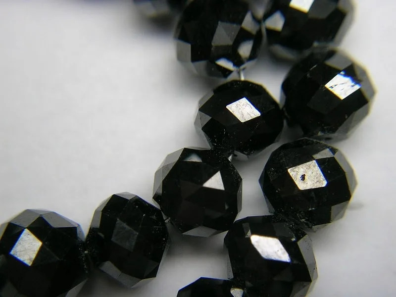 Natural Black Diamond Rough Uncut Chip Beads Strand 20 Carat Size Stone for Jewelry Making Shop Online now from Wholesaler from