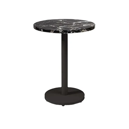 Black Marble Top Natural Pattern Metal Base Coffee Table Superfine Quality Attractive Design Center Table For Home Decoration