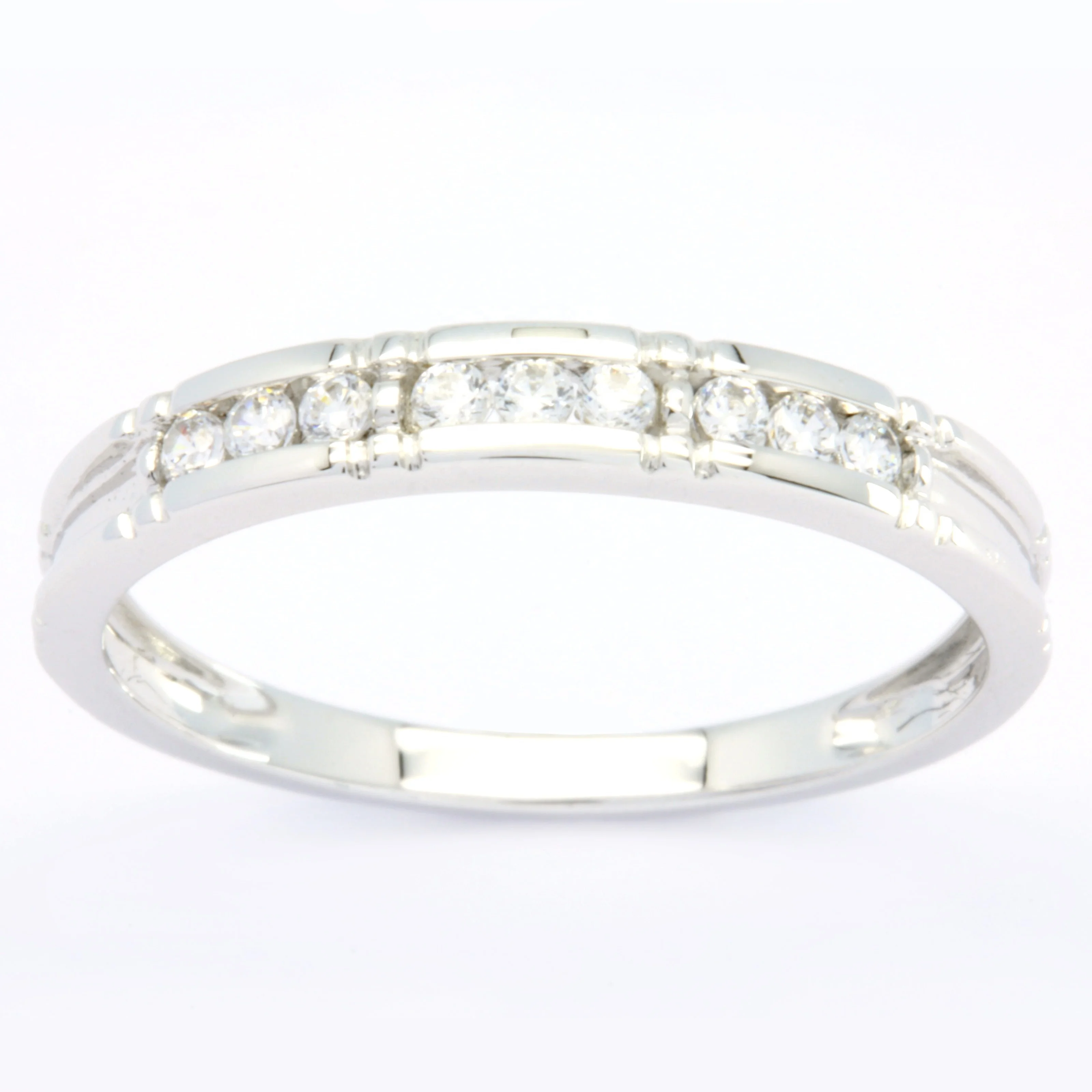 OEM Wedding Band 0.13ct Special Made White Gold 18K 14K 9K Design For Women Wholesale Products