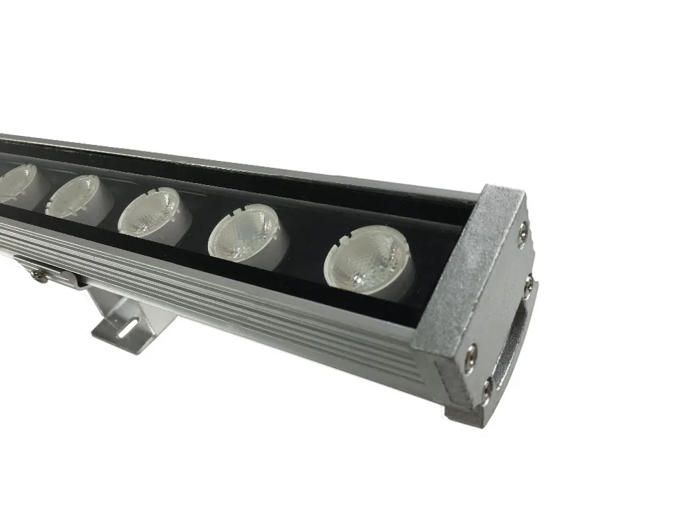 LED outdoor Wall Grazer  Outdoor Facade Lighting Wall Washer Anti Glare 18-30W Anti Glazer Shield Adjustable IP67 DC24