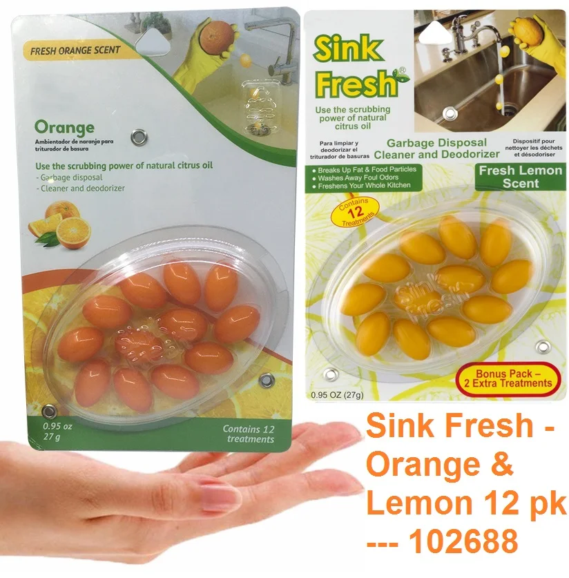 Раковина свежий-оранжевый и лимон 12 pk --- Kiitchen