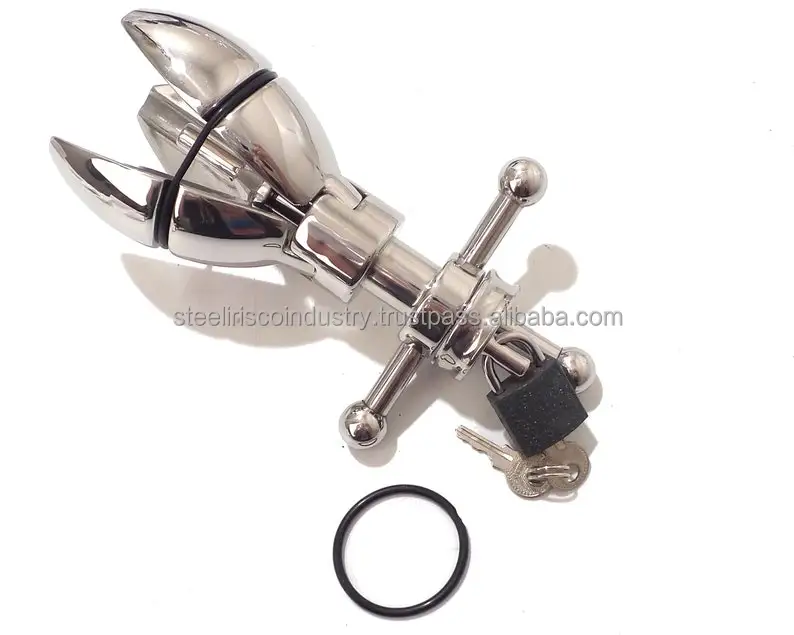 Manufacturer and Wholesale Supplier Stainless Steel Locking Anal Butt Plug Asslock Metal Bdsm Dildo