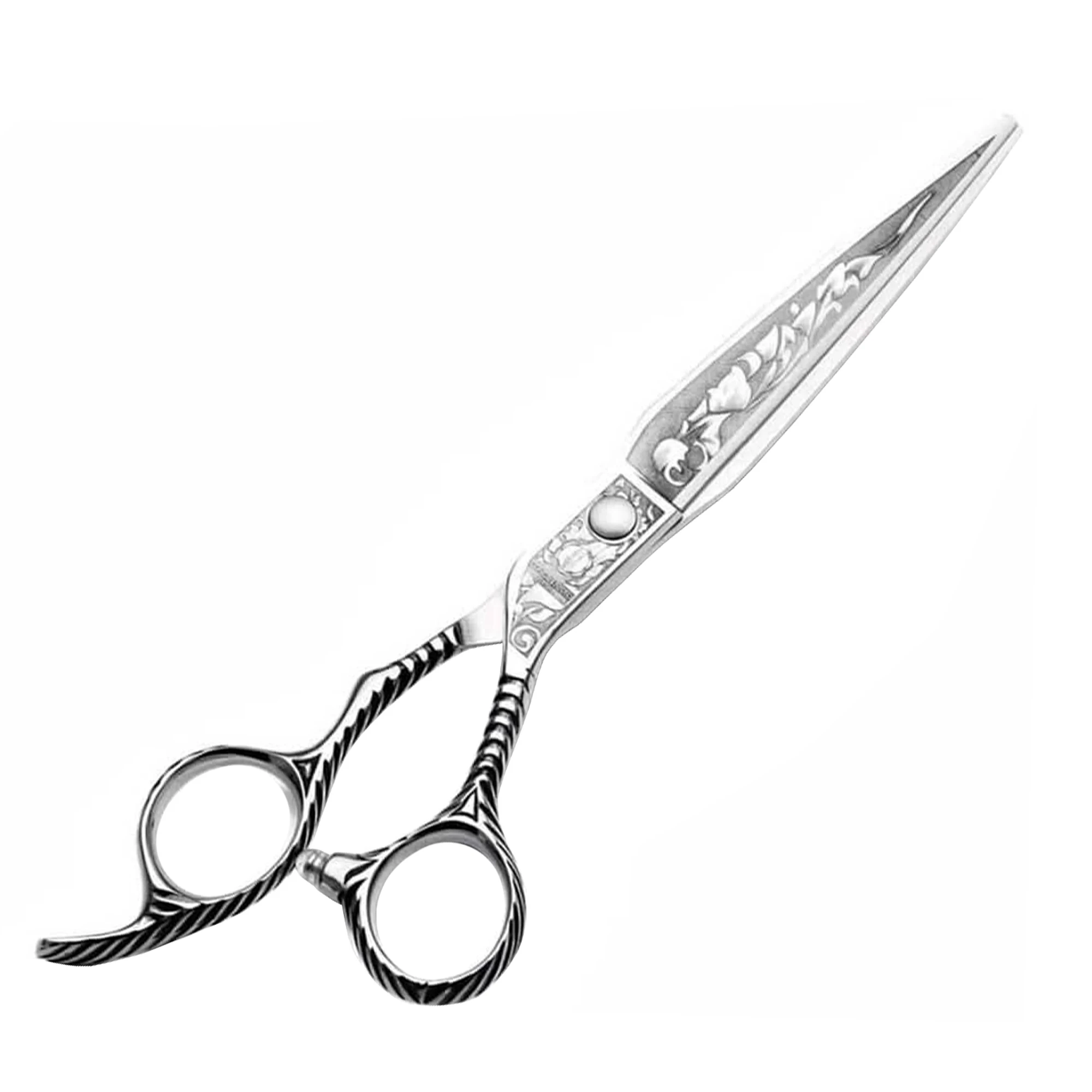 Private Logo Salon And Beauty Parlor Use Barber Hair Dressing Scissors Custom Made Best Barber Hair Cut Shape Scissors