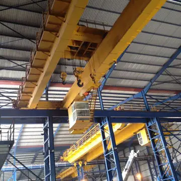 Heavy Duty Foundry  Ladle Lifting Double Girder Overhead Travelling Crane For Steel Mill