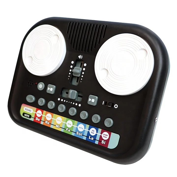 Kids music synthesizer smartphone enabled music creation Portable DJ Controller Toy for children
