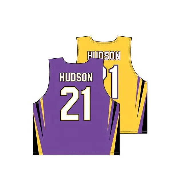 Custom Youth Training Numbered Jersey Printed Lacrosse Reversible Pinnies