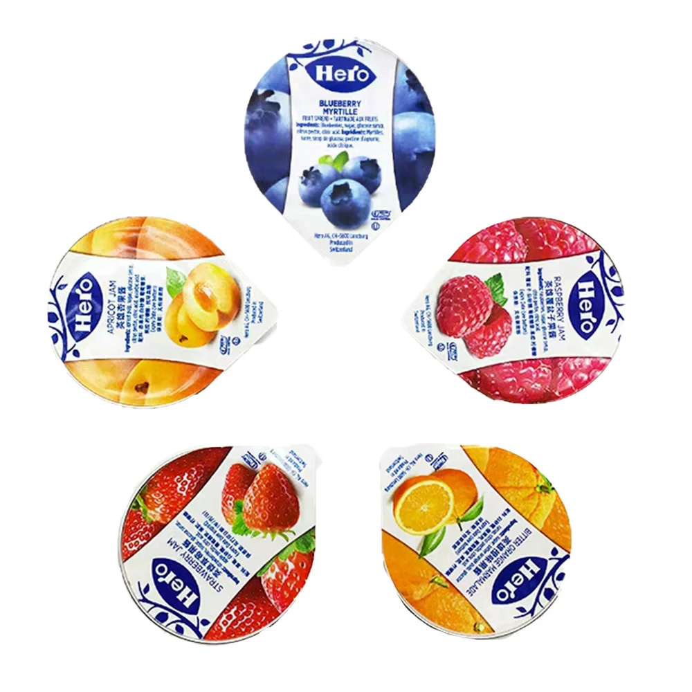 Custom Made Cup Lid Sealing Film coffee tea yogurt Easy to Tear Sealing Film