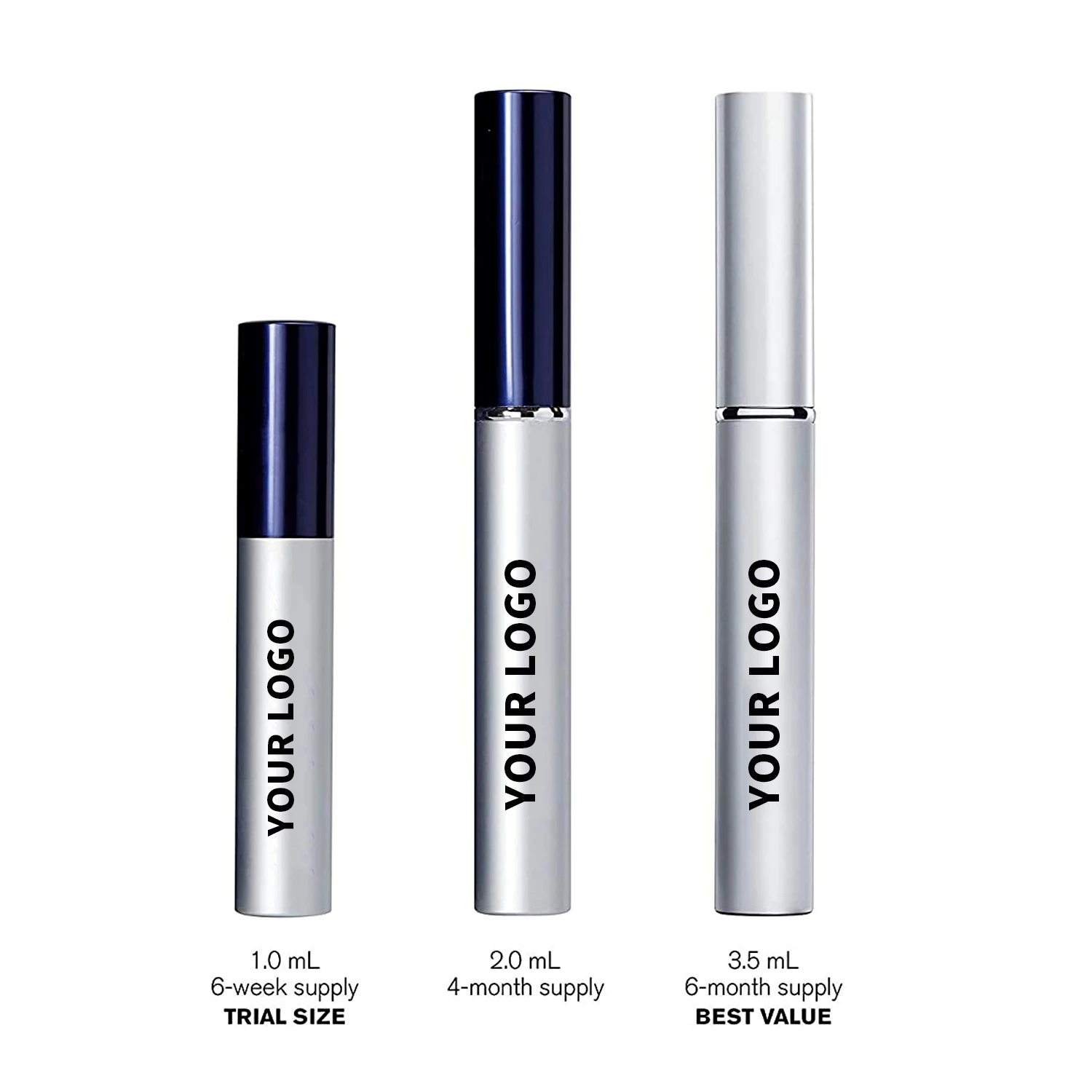 Premium Thicker Bio-Enzyme Hormone-Free Private Label Available Eyelash Eyebrow Growth Booster