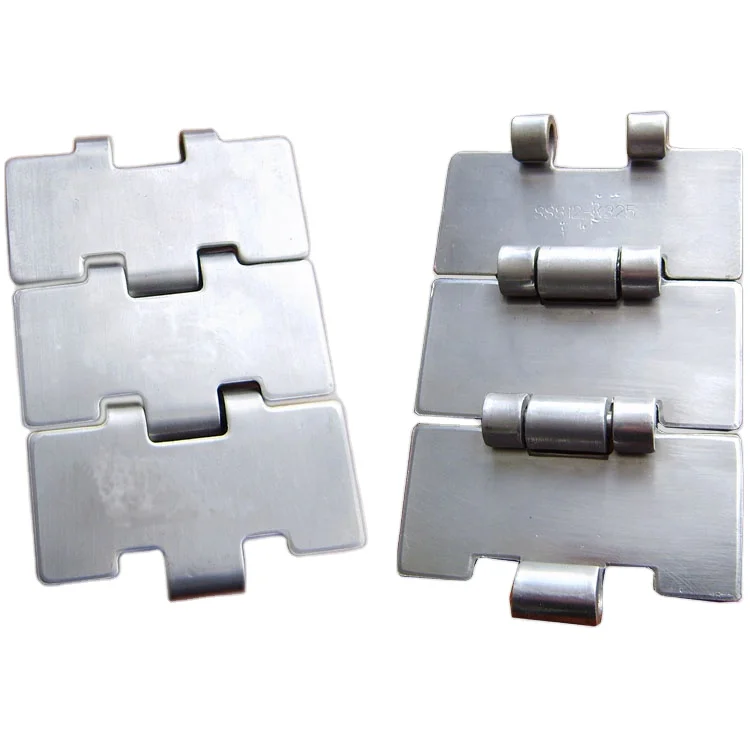 SUS304 Stainless steel slat top chains SS812-K600 for beverage industry